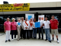 Les Virades de l’espoir au Pont du Gard accueille Le don de soi et permettent le parrainage de la mairie de Remoulins